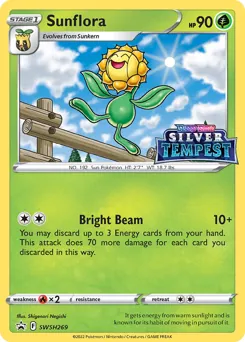 SWSH Black Star Promos Sunflora Pokémon card